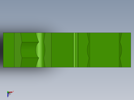 Knex 绿色连接器俯视缩略图