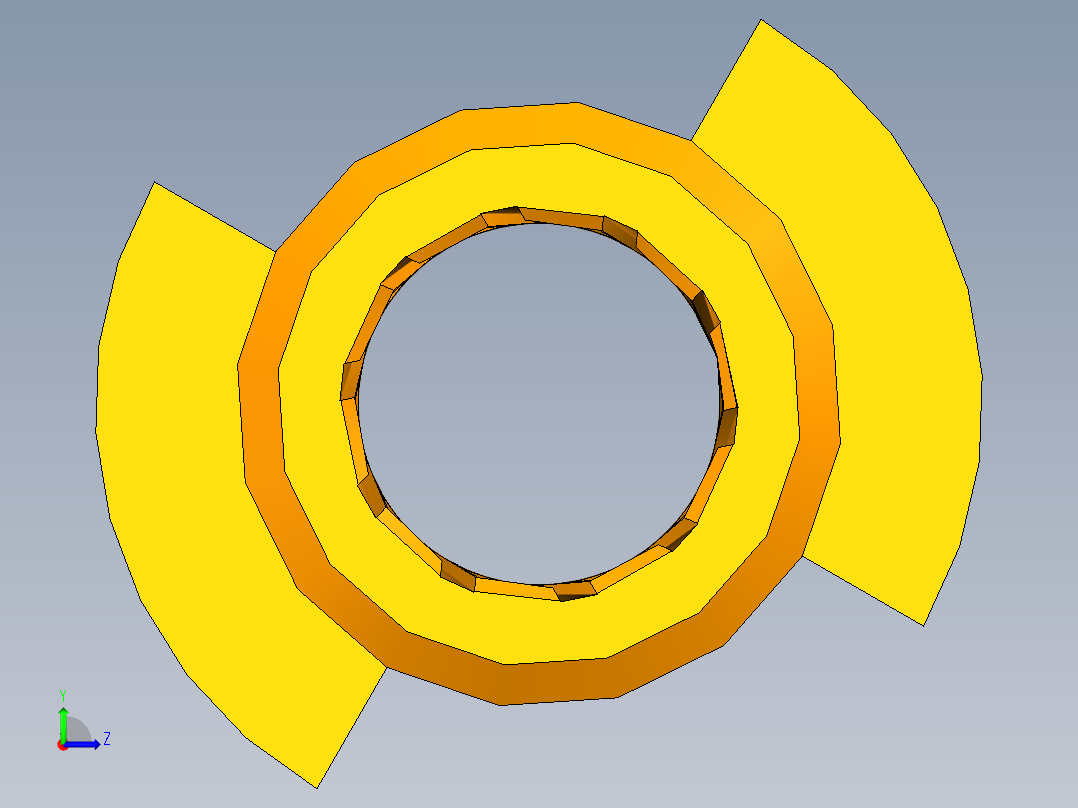 转管炮身管装配左视图