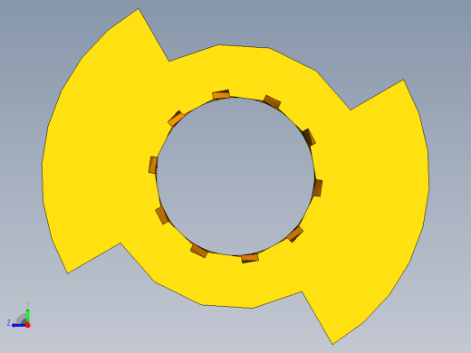 转管炮身管装配右视缩略图