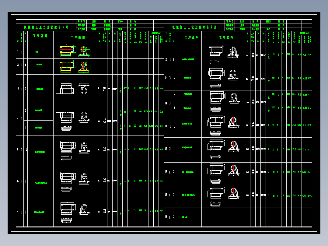 座体工艺规程及铣端面夹具设计