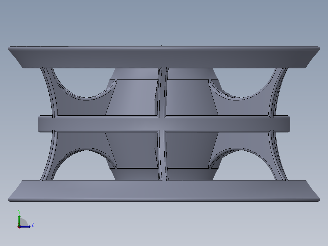 汽车轮圈设计左视图