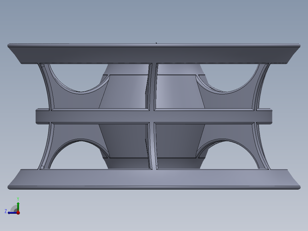 汽车轮圈设计右视图