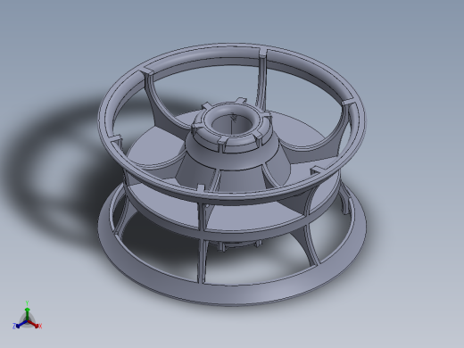 汽车轮圈设计正等轴测缩略图