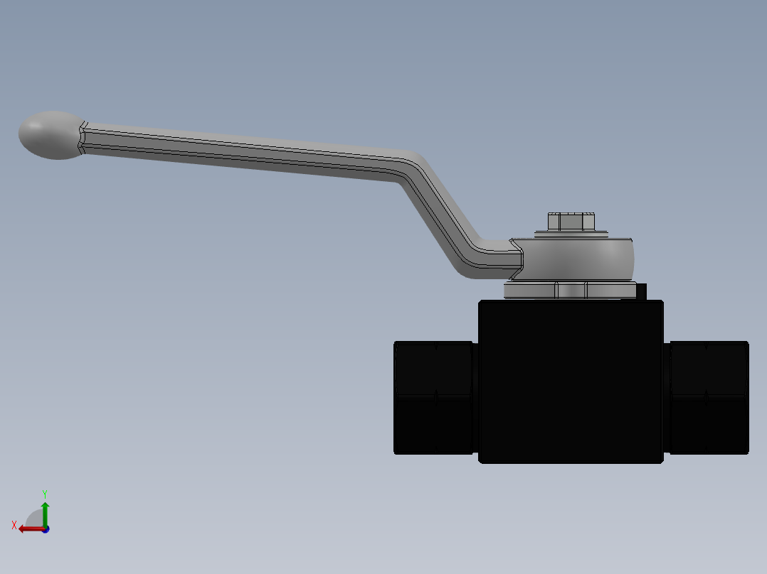 阀 1-4 - 7350psi后视图