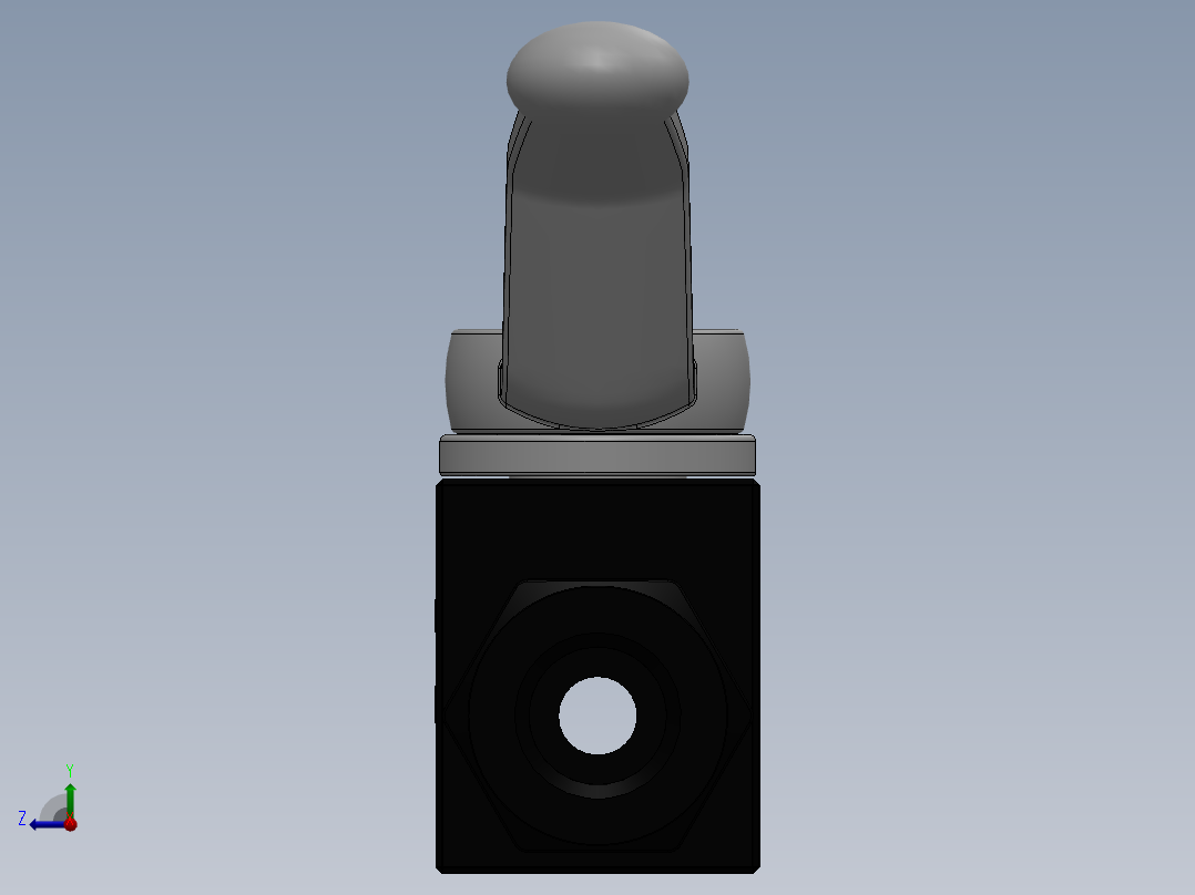 阀 1-4 - 7350psi右视图