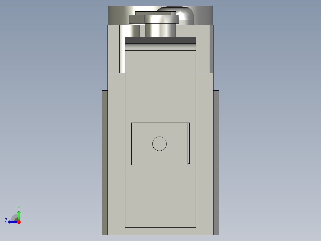 SMC_电磁阀_SY5220-5LOZE-01右视图