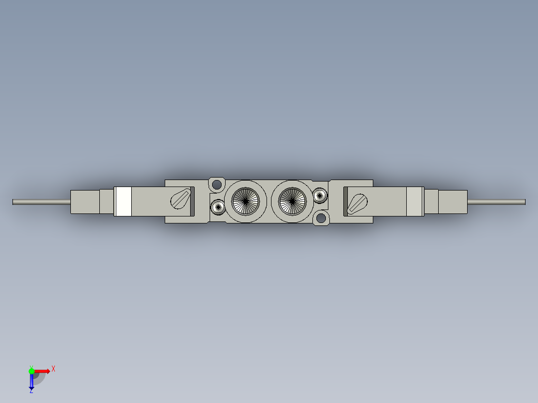 SMC_电磁阀_SY5220-5LOZE-01俯视图
