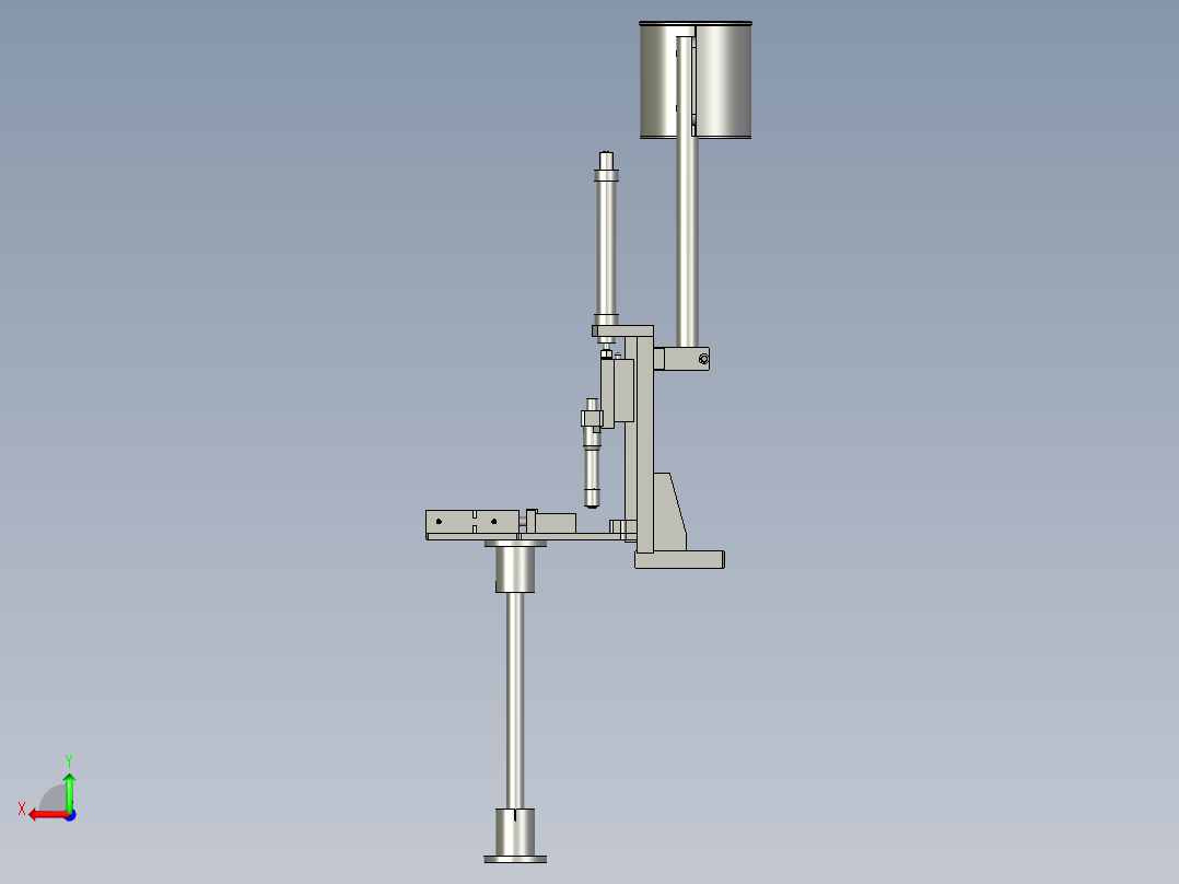 2泵体加油机构后视图