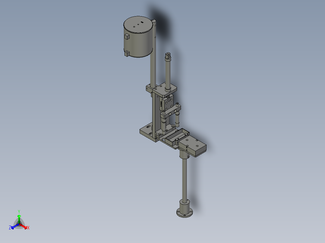 2泵体加油机构正等轴测图