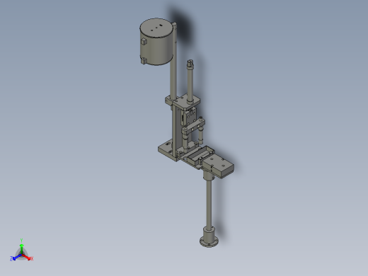 2泵体加油机构正等轴测缩略图