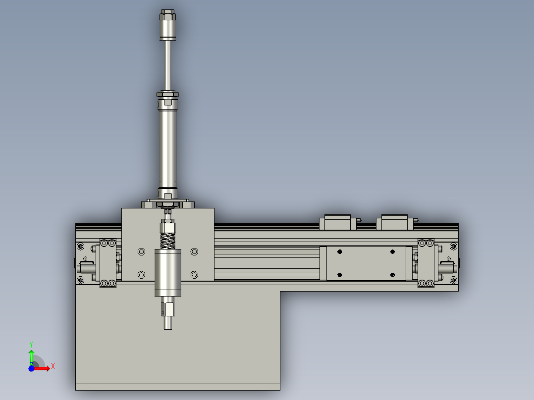 搬运装配前视图