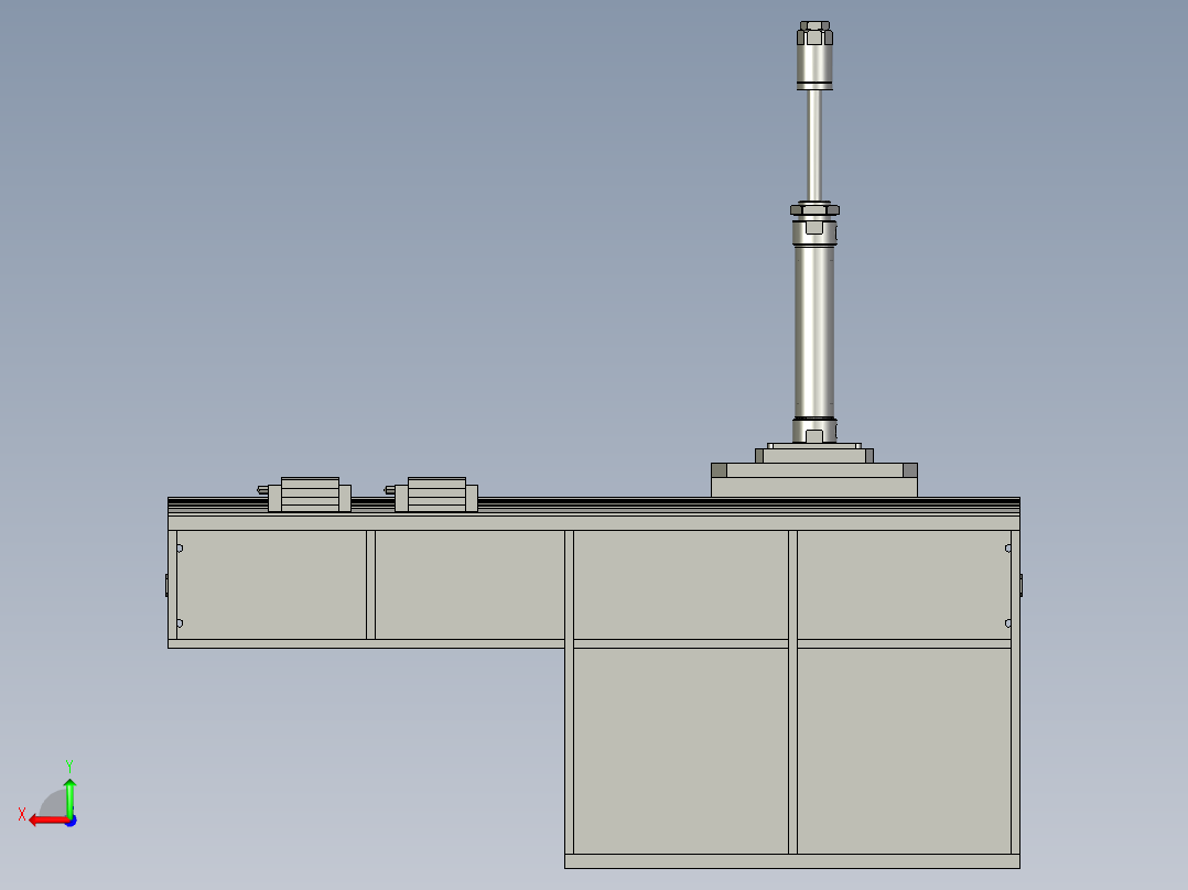 搬运装配后视图