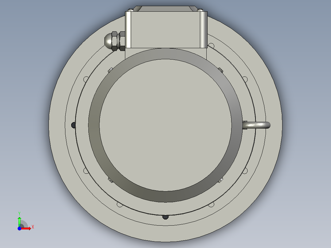 QQ-LCT-00采样头总装前视图