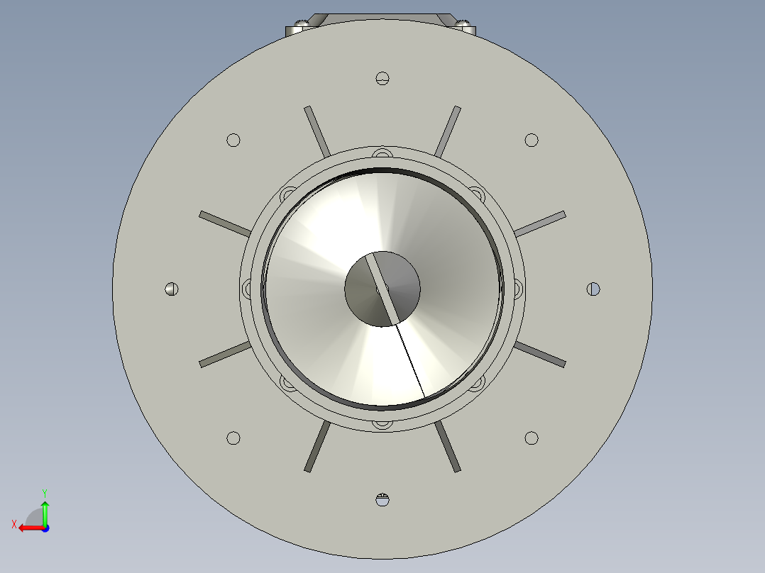 QQ-LCT-00采样头总装后视图