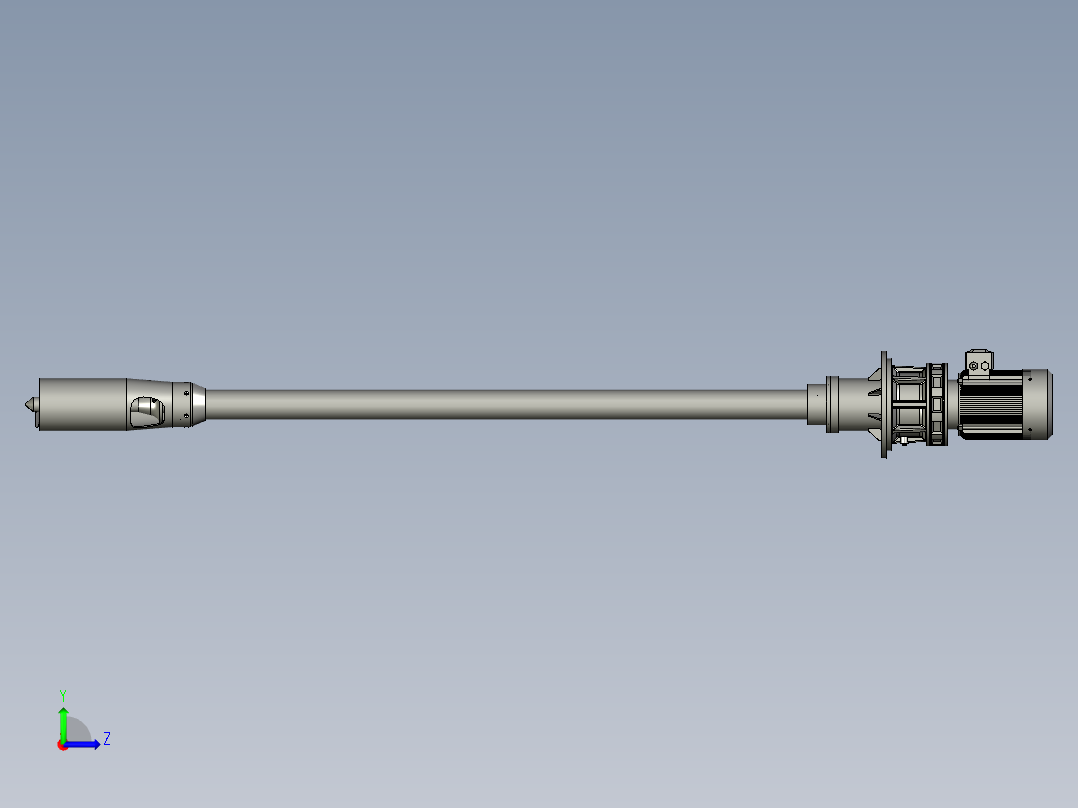 QQ-LCT-00采样头总装左视图