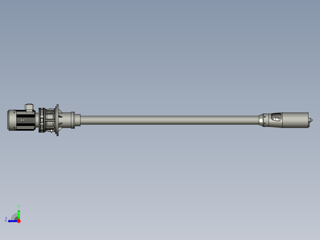 QQ-LCT-00采样头总装右视图