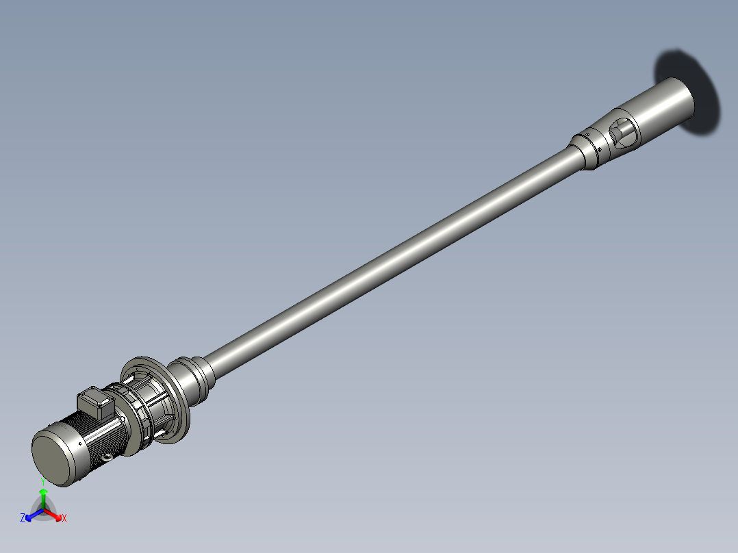 QQ-LCT-00采样头总装正等轴测图