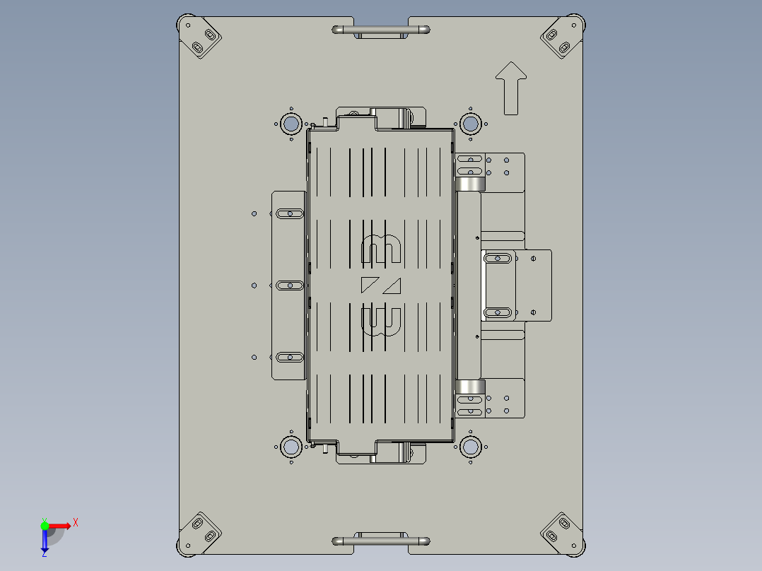 SAPMMZ01-06500-a托盘组件俯视图
