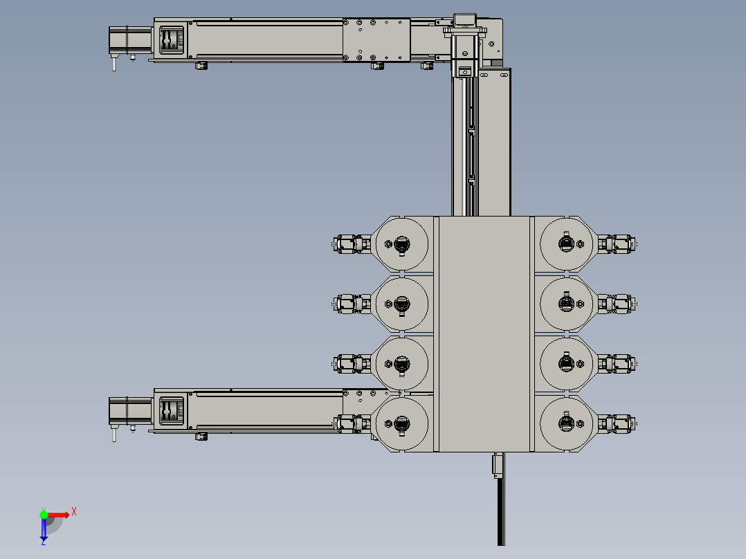 M078-贴Mylar龙门组俯视图