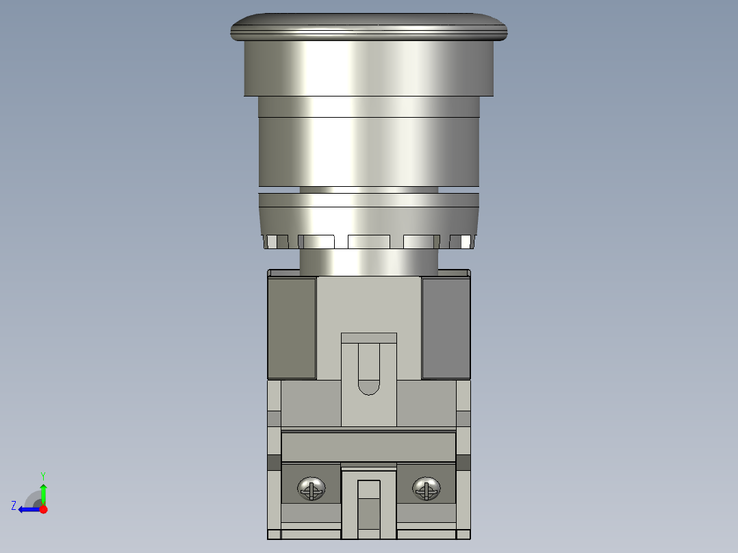 急停按钮QG115-B8-11ZS右视图