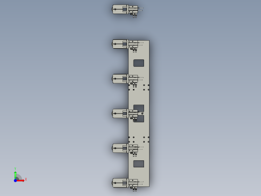 移栽夹爪组件前视缩略图