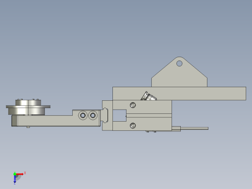 移栽夹爪组件俯视缩略图