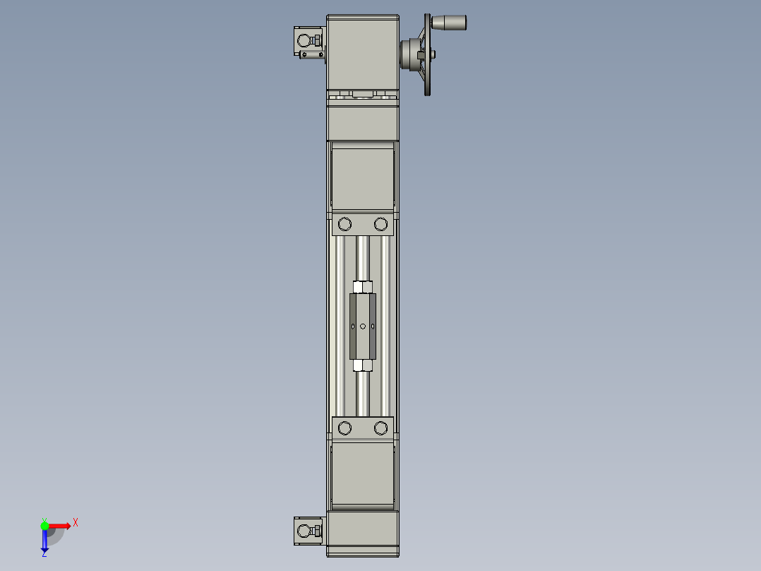 LA660A调宽机构(下方)俯视图