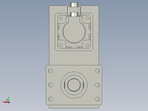 伺服压缸5T电动缸RKF120-折返伺服压机电动推杆RKF120-100-P后视缩略图