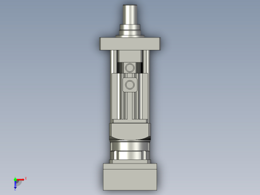 伺服压缸5T电动缸RKF120-折返伺服压机电动推杆RKF120-100-P俯视缩略图