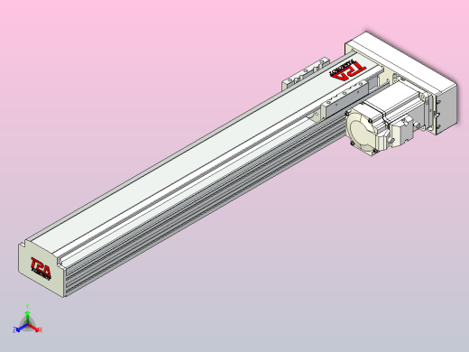 日规模组半封闭丝杆TPA-HNR-85D-1610C-L450-ML-Y-P20-N3