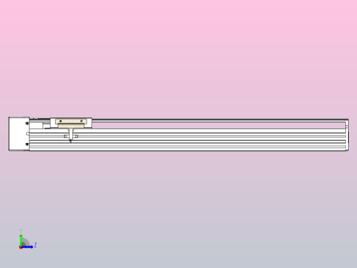 日规模组半封闭丝杆TPA-HNR-85D-1610C-L450-ML-Y-P20-N3左视缩略图