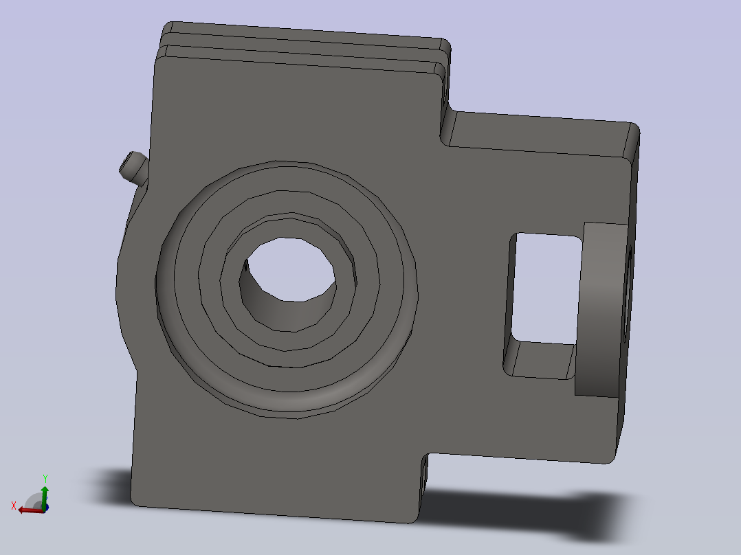 GB／T7810-1995-带滑块座轴承 [UCK204]主视图