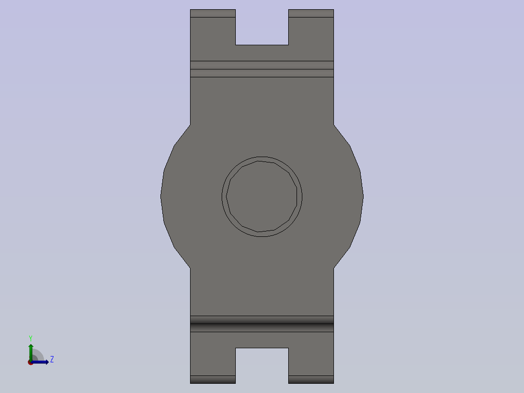 GB／T7810-1995-带滑块座轴承 [UCK204]左视图