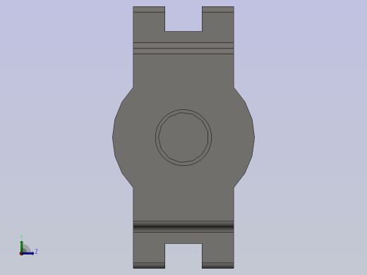 GB／T7810-1995-带滑块座轴承 [UCK204]左视缩略图