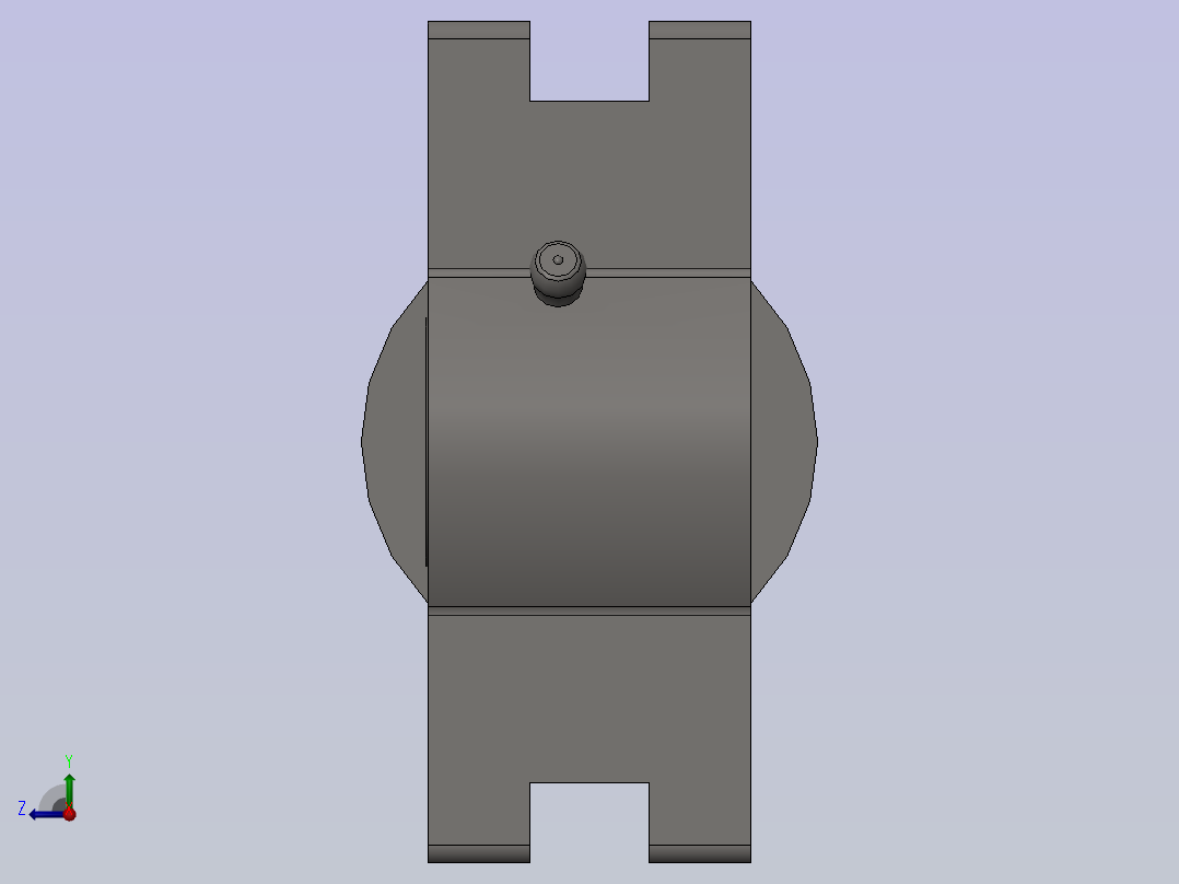 GB／T7810-1995-带滑块座轴承 [UCK204]右视图