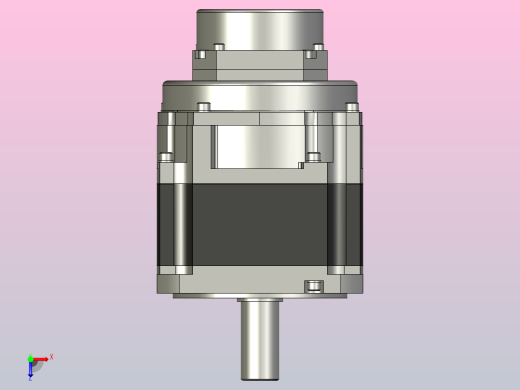 带制动器的交流伺服电机HF-SN102BJ俯视缩略图