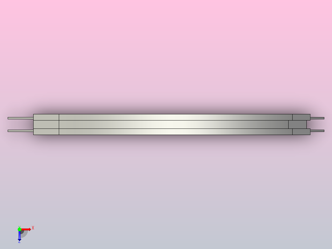 YLBV45R1000-C1垂直弯头俯视图