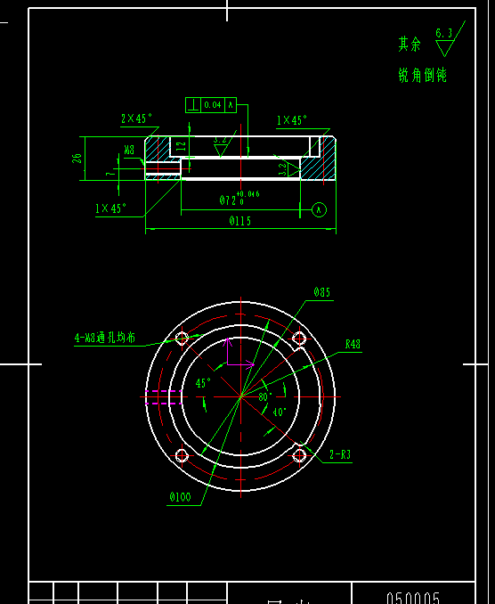 固定吊臂 sw+cad