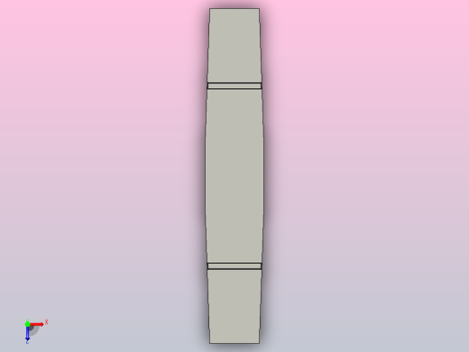 1873B-K800-DB-C1扣链式带挡板螺旋链板(含轴承)俯视缩略图