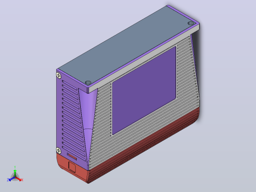 数字步进电机与驱动器DM3E-870_3D模型正等轴测缩略图
