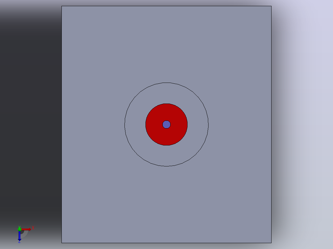 注塑模总成俯视图