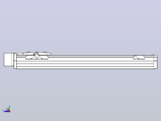 滚珠丝杠直线轴内置导轨TPA-GCR-80-1610C-L450-MR-M40-N3右视缩略图