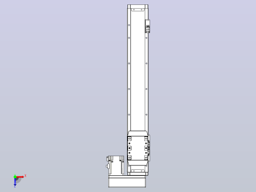滚珠丝杠直线轴内置导轨TPA-GCR-80-1610C-L450-MR-M40-N3俯视缩略图