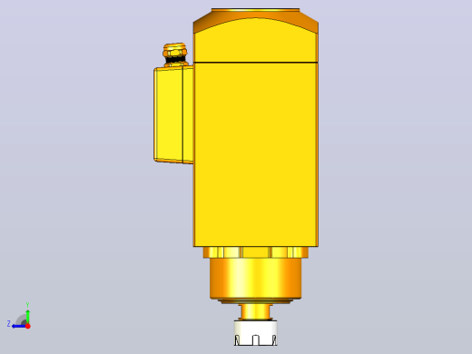 5360A-ER25木工高精雕铣系列手动换刀电主轴[SFM5360A-06-2.2KW-TMP-ER25]右视缩略图