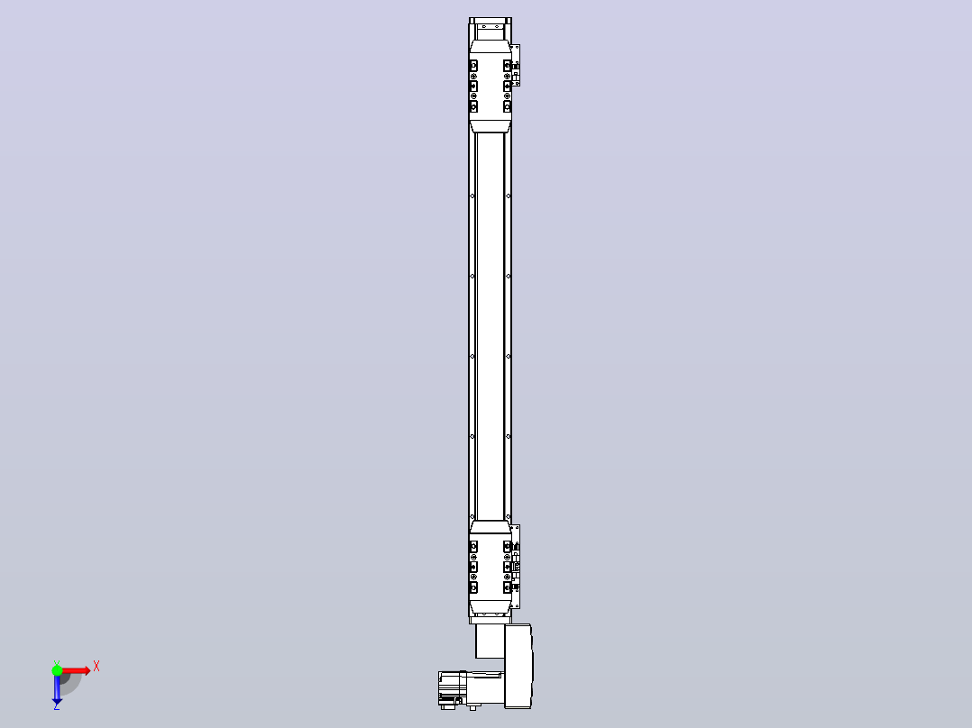 皮带直线轴双滑块型TPA-GCBS-50-P42-L225-QR-M10-N3俯视图