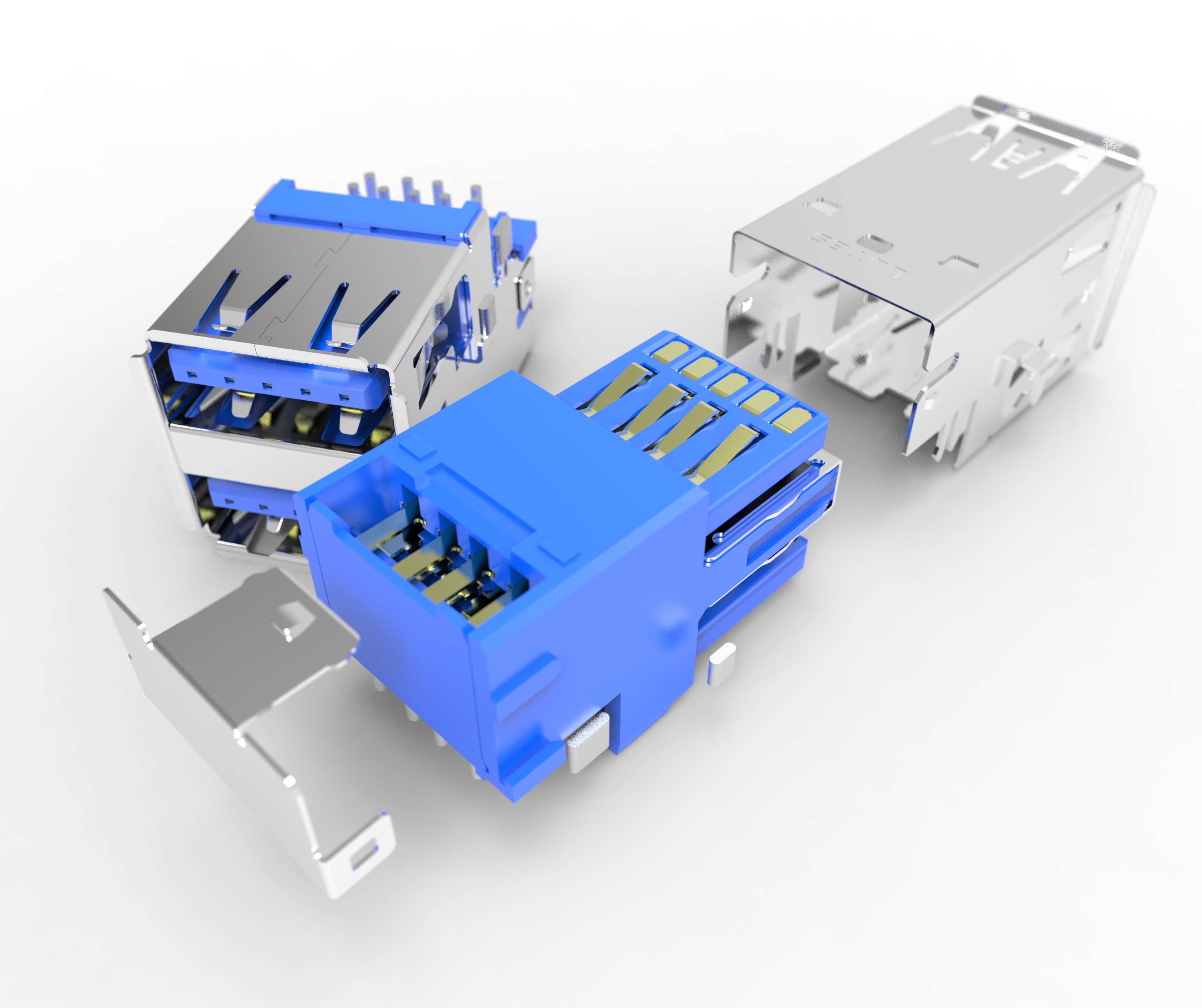 双USB3.0接收头连接器套件