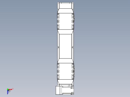 皮带直线轴双滑块型TPA-GCBS-150-P80-L100-LU-M75-N3俯视缩略图