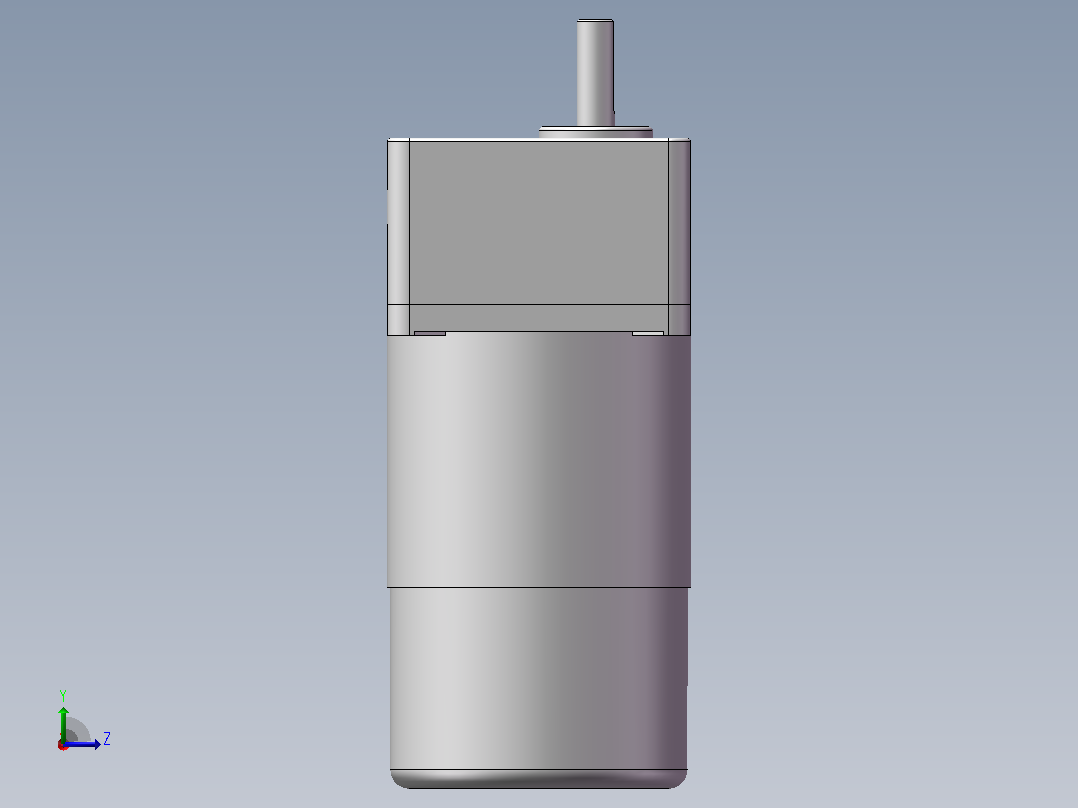 东洋电机25W-(25-750K)左视图