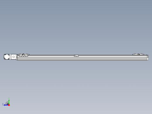 皮带直线轴双滑块型TPA-GCBS-80-P60-L600-QL-M20-N3右视缩略图