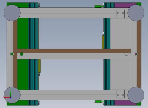 0.5米接驳台（SMT生产线之间的连接）后视缩略图